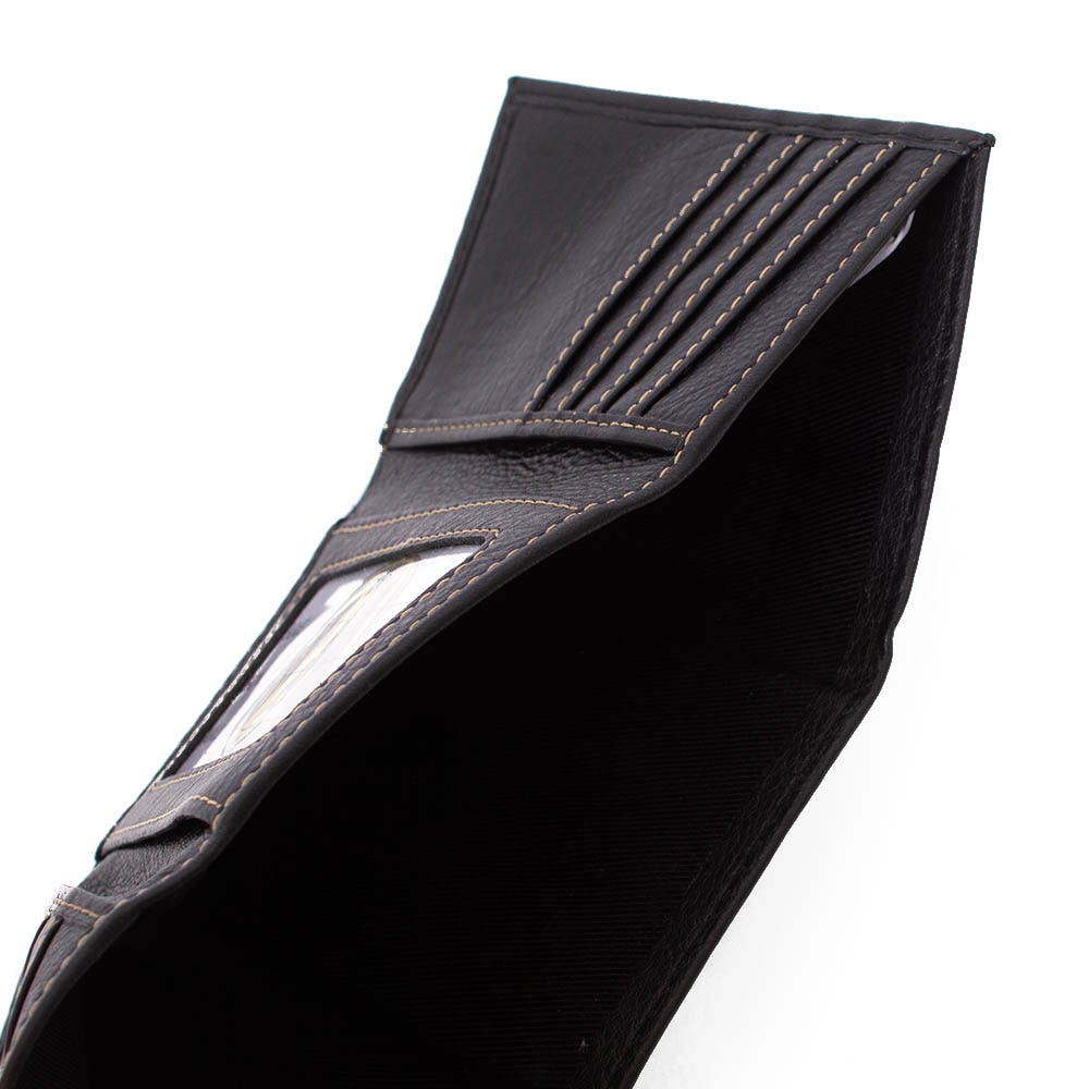 Classic Oregon O, MCM Group, Black, Wallet, Accessories, Unisex, Contrast Stitch, Tri-Fold, 944154